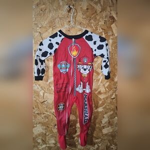 Paw Patrol Kids One Piece - Red and Black